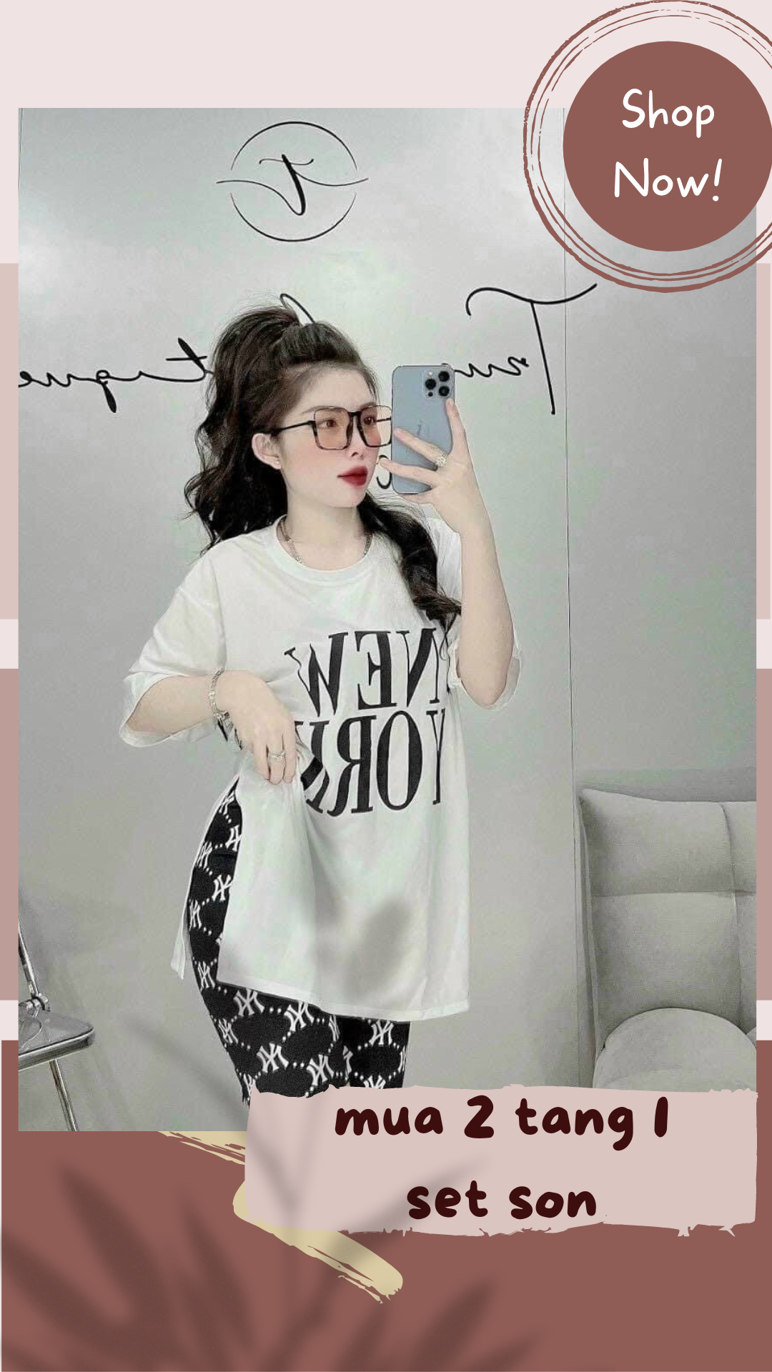 SET BỘ NEWYORK XẺ TÀ HOTHIT ( ƯU ĐÃI KHI MUA 2 MÓN BẤT KÌ TẶNG 1 SON BA MÀU!!!)