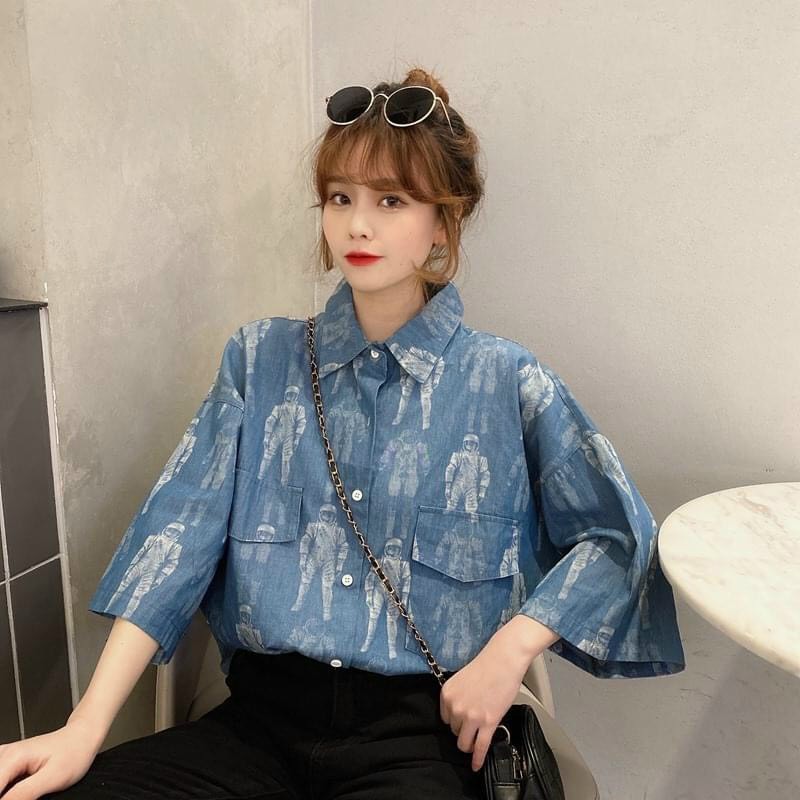ÁO SƠ MI UNISEX NỮ CÁ TÍNH TRẺ TRUNG TP098