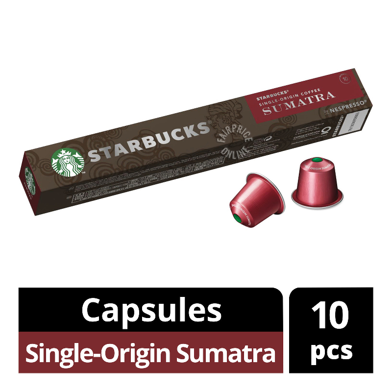 Starbucks® Sumatra by Nespresso® - 10 Capsules, DATE 11/2025