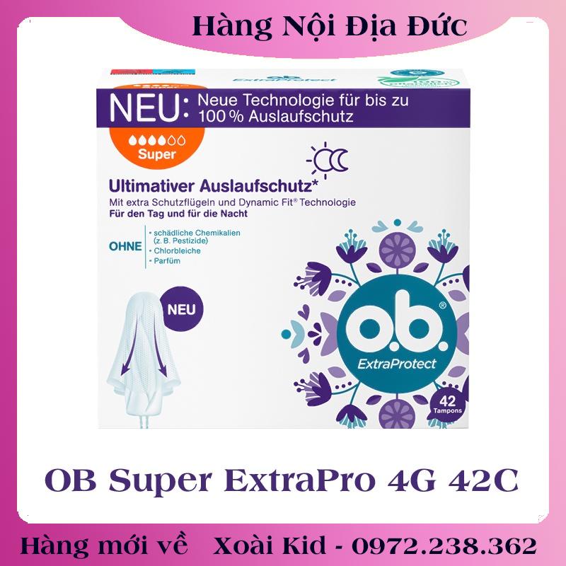Băng vệ sinh Tampon Ob Đức - Date mới đủ Bill