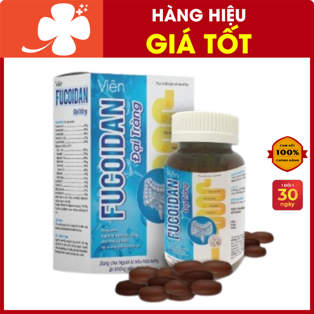 Viên Fucoidan Đại Tràng – Hỗ trợ giảm viêm đại tràng co thắt, hội chứng ruột kích thích