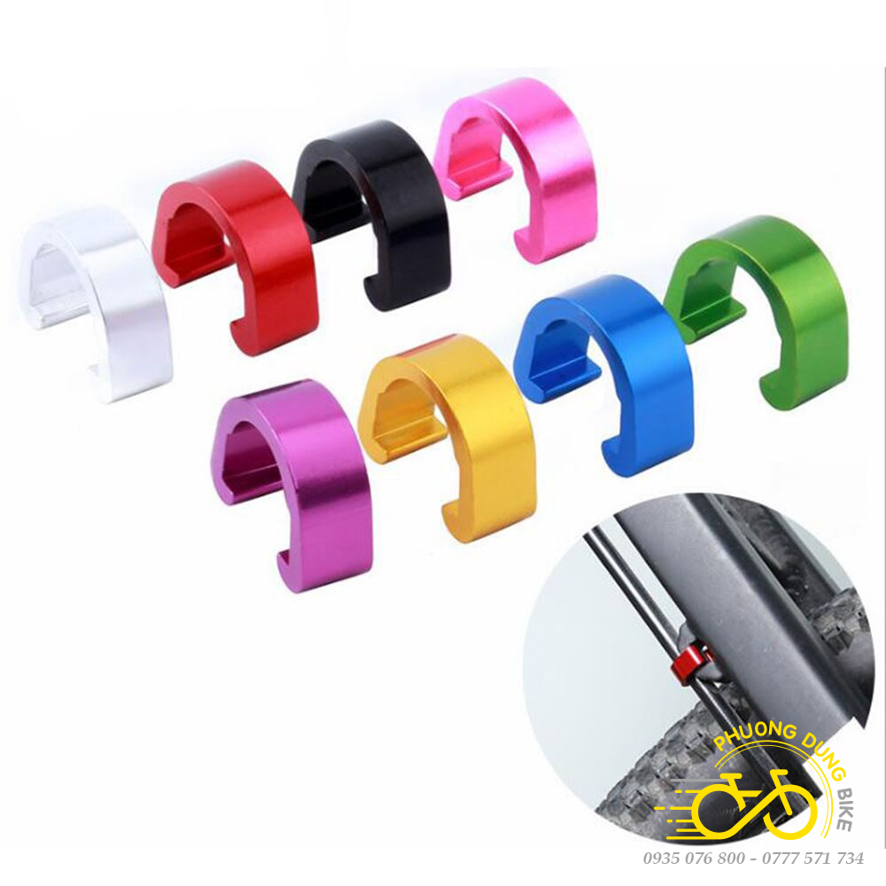 Kẹp chữ c dây phanh xe đạp - 10 cái