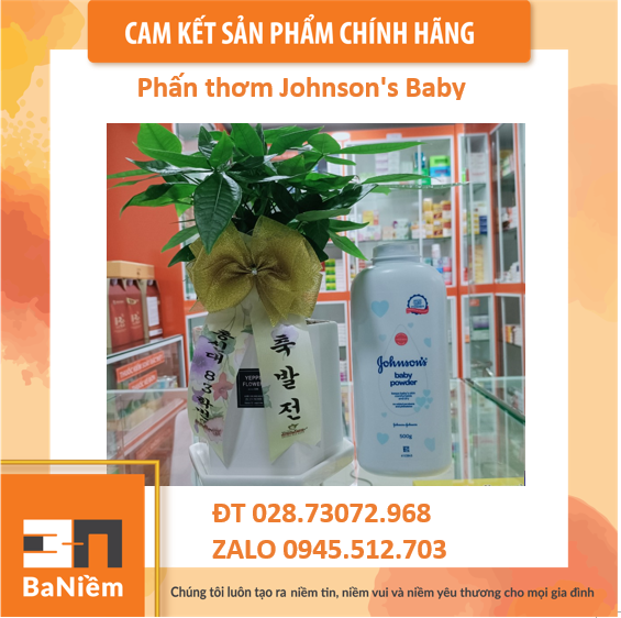 Phấn HỖ TRỢ Rôm Sảy Chính Hãng Johnson Baby
