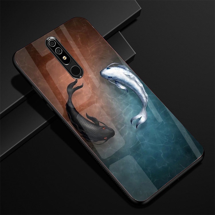 Ốp Lưng NOKIA 6.1 PLUS mặt kính cường lực cao cấp thiết kế Độc Quyền