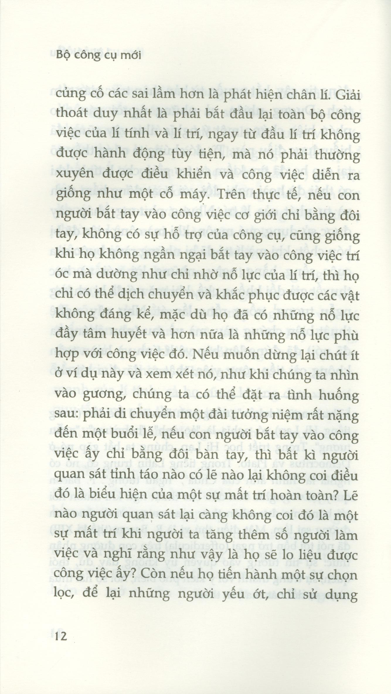 Bộ Công Cụ Mới (Sách Tham Khảo)