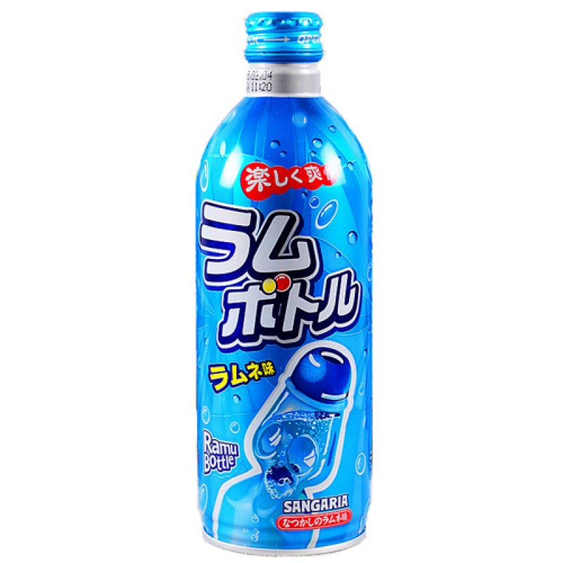 Nước Soda Nhật Sangaria Ramu Bottle 500ml - Đủ Vị