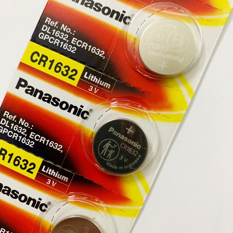 Combo 10 viên pin CR1632 Panasonic Lithium 3V
