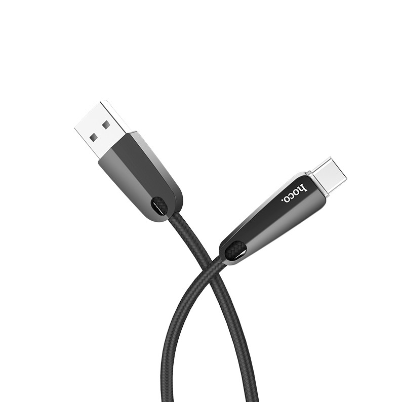 Cáp iPhone / TypeC tự ngắt dây dù HOCO U35 dài 1M2 / 2M