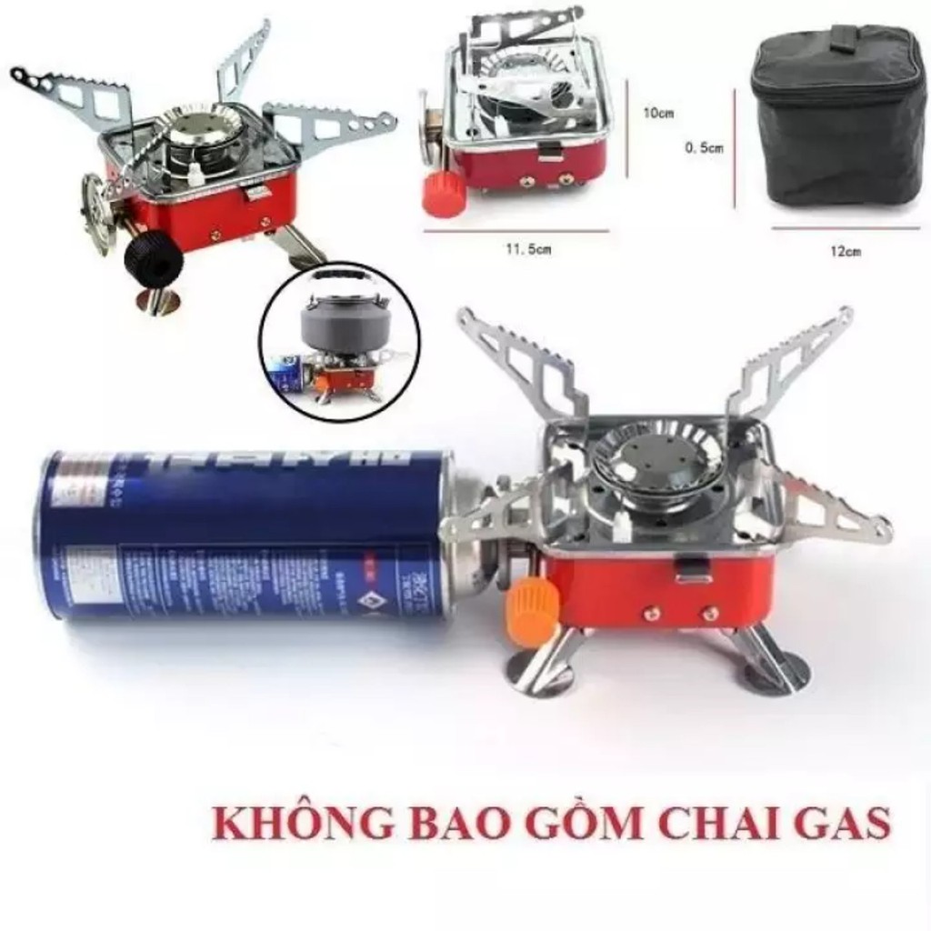 ( SIÊU SALE ) bếp ga mini công suất lớn,Bếp gas mini du lịch siêu nhỏ gọn có dây nối bình gas an toàn - Bếp gas du lịch dã ngoại có thể gấp gọn tiện lợi chất liệu Hợp kim, thép không gỉ an toàn cho người sử dụng