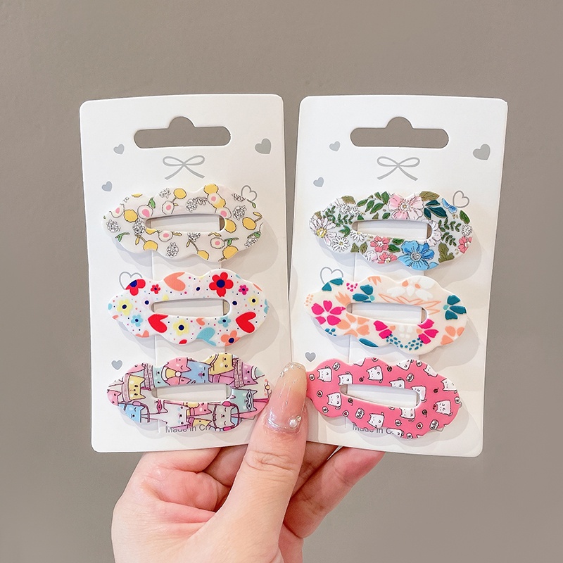 Set 5 Kẹp Tóc Dễ Thương Thời Trang Cho Bé Gái