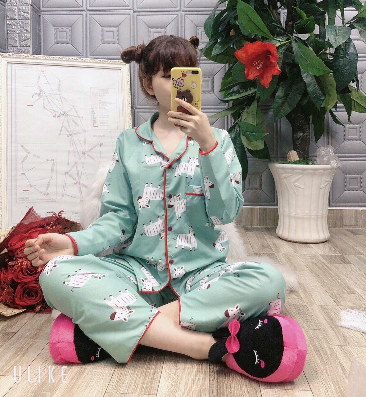 ĐỒ BỘ PIZAMA ĐÙI,TAY DÀI CHO NỮ
