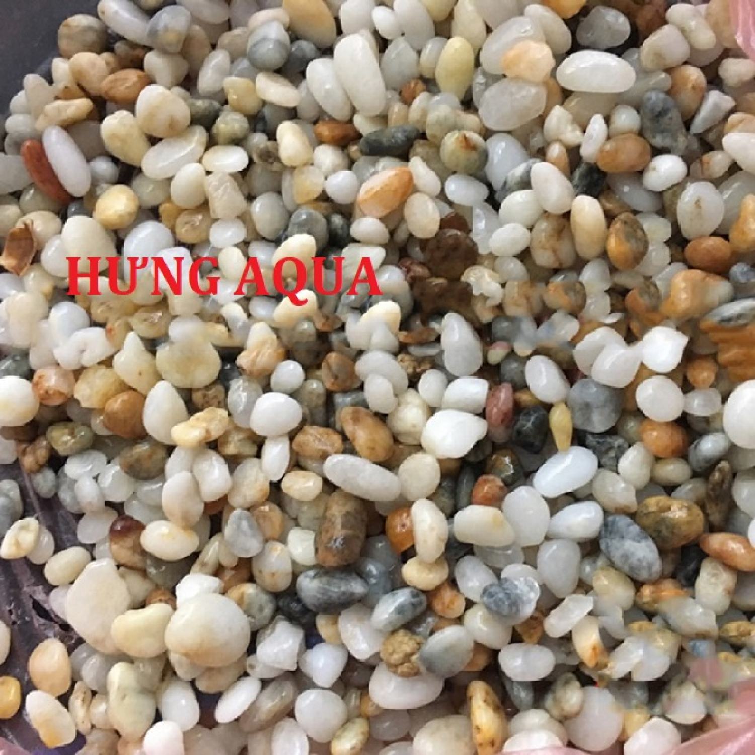 Sỏi suối, sỏi trang trí bể cá, sỏi trang trí chậu cây màu muối tiêu