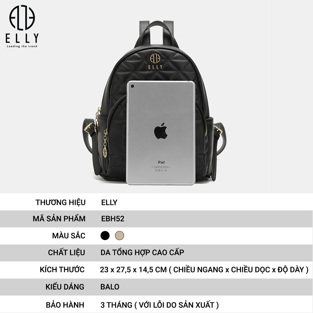 Balo nữ thời trang cao cấp ELLY – EBH52