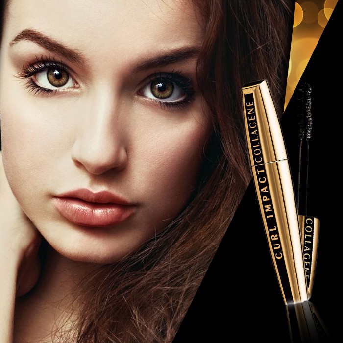 Mascara Làm Dày Và Cong Mi L'Oreal Curl Impact Collagene Mascara 11ml