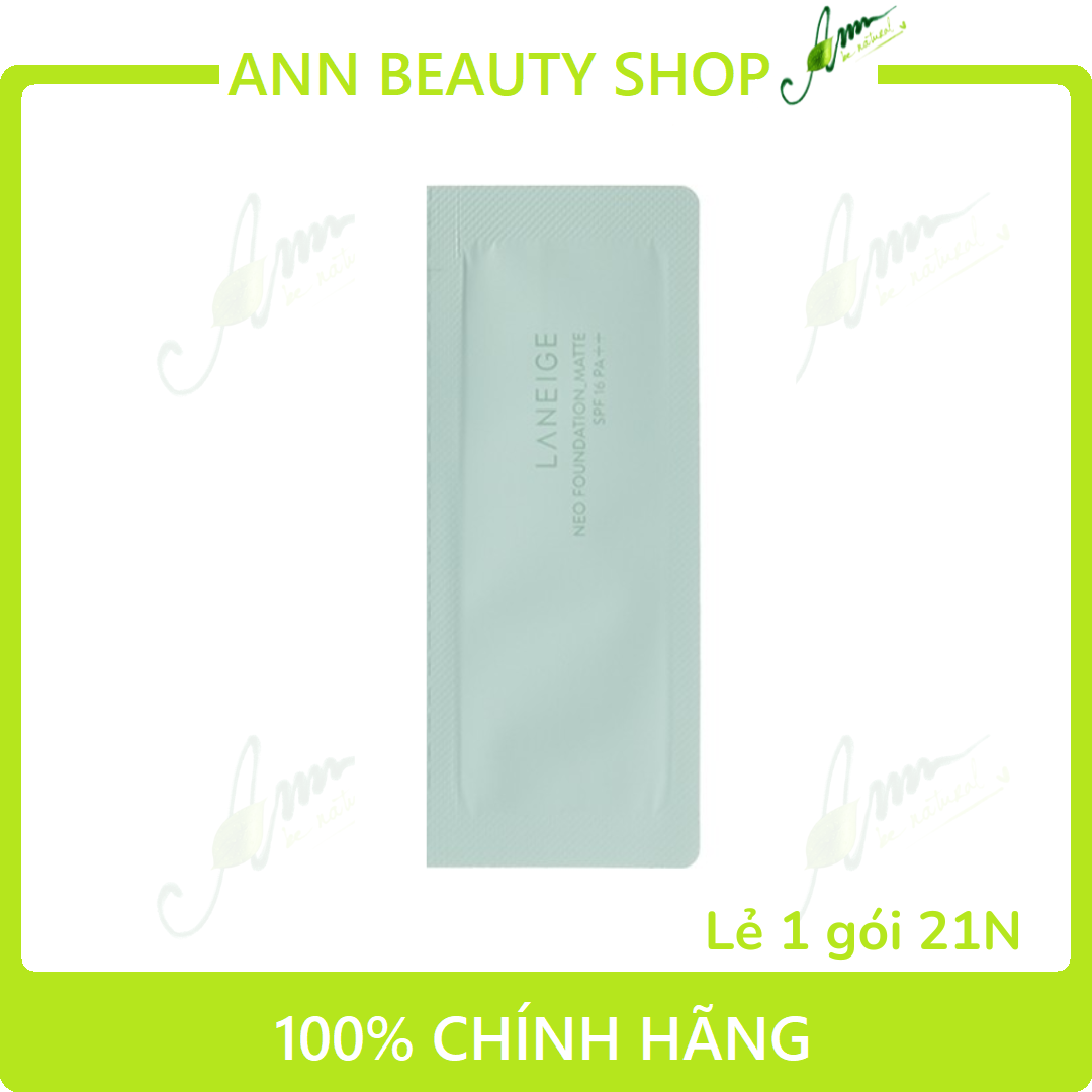 Sample Kem nền LANEIGE Neo Foundation 1ml
