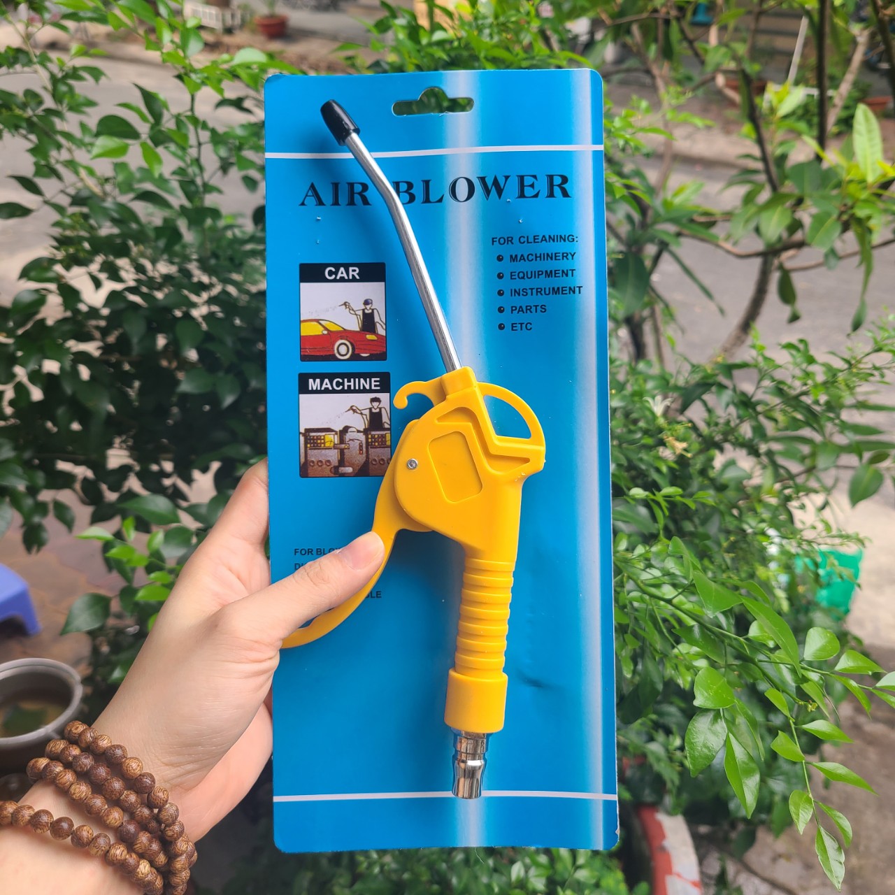 DỤNG CỤ XỊT HƠI AD-02 (vỉ mới màu xanh )