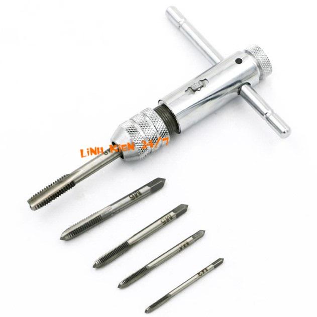 BỘ 5 MŨI TARO THẲNG TẠO REN M3-M8
