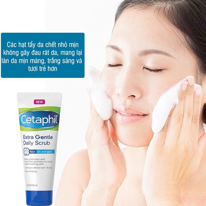 Tẩy da chết Cetaphil Extra Gentle Daily Scrub (178ml)