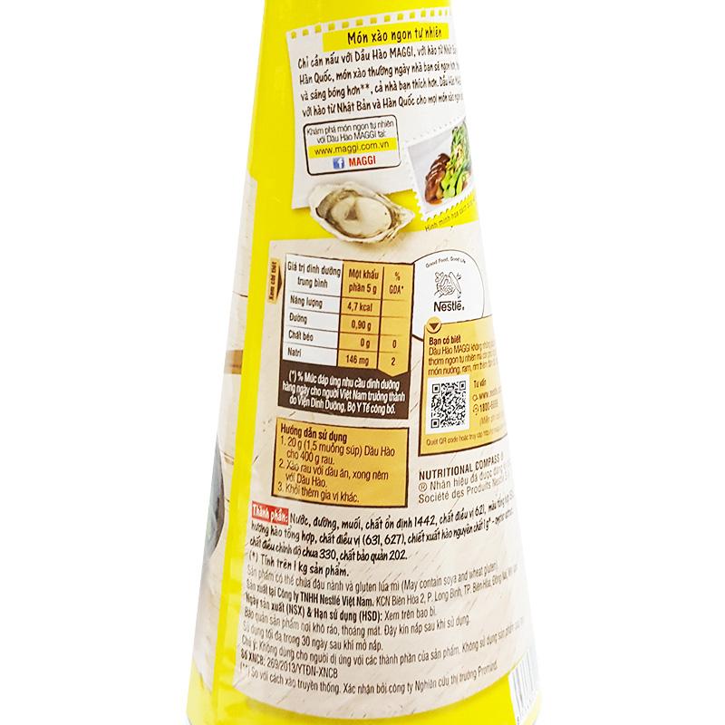 Dầu hào Maggi chai 820g