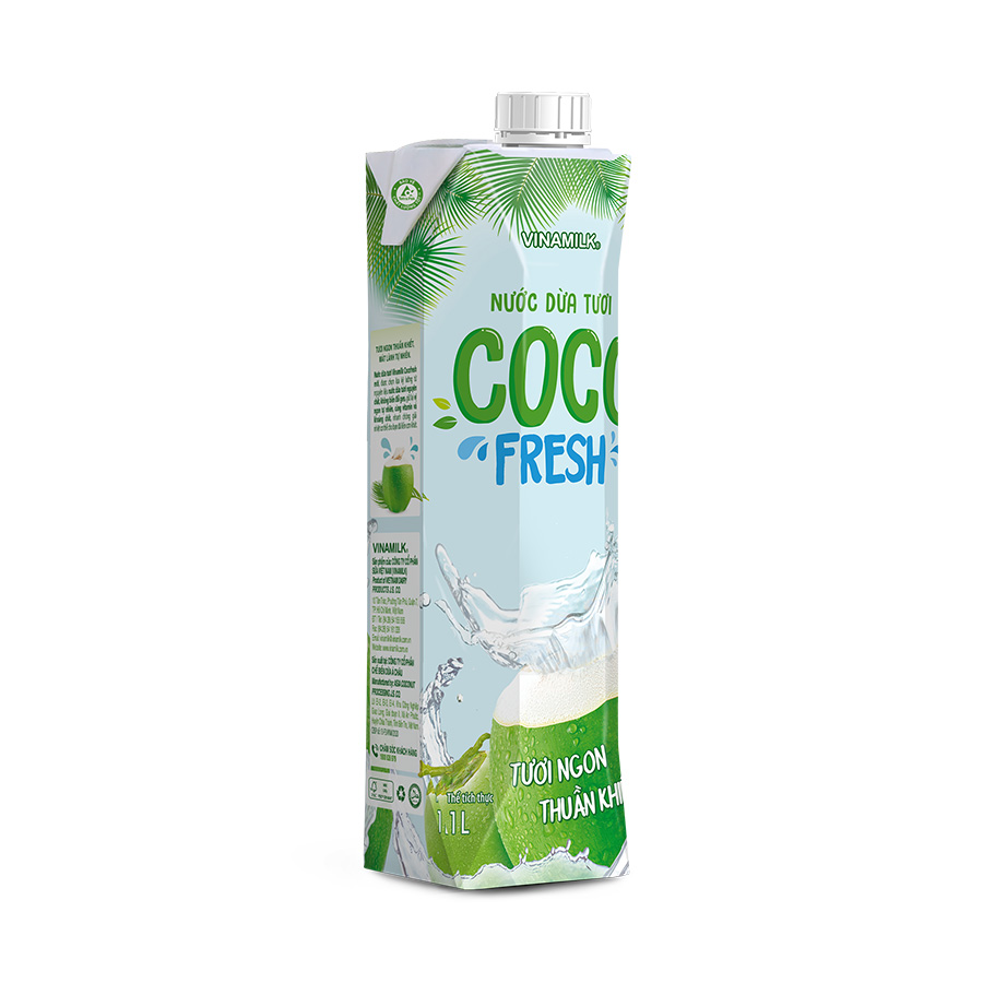 Thùng 12 hộp Nước dừa tươi Cocofresh 1L