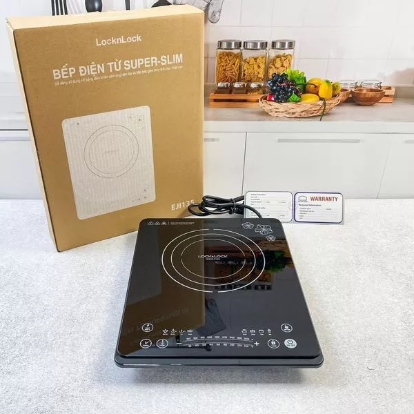 Bếp điện từ super slim Lock&Lock EJI135 2000W