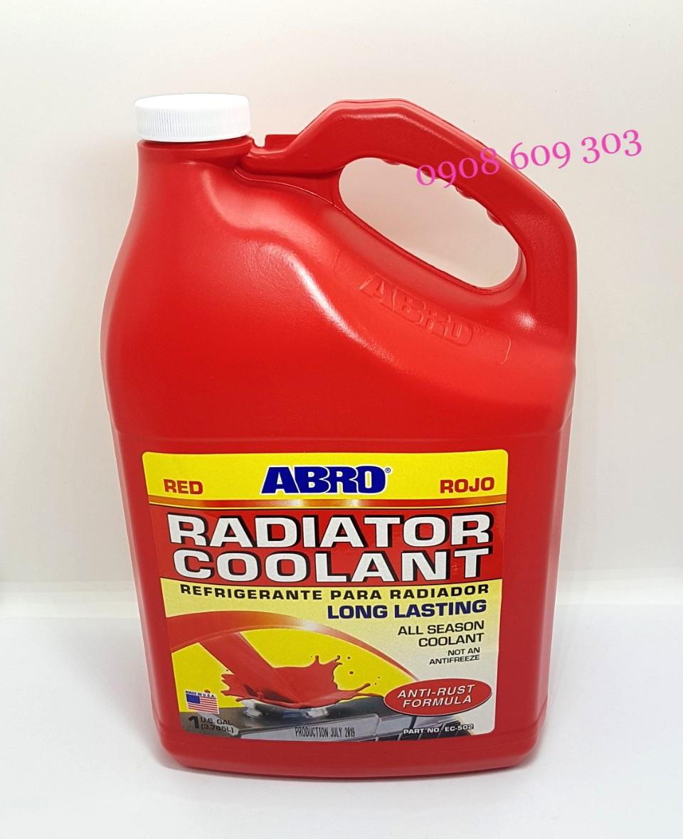 Nước Làm Mát Động Cơ Ô Tô ABRO ENGINE COOLANT Đỏ 3.78 lít