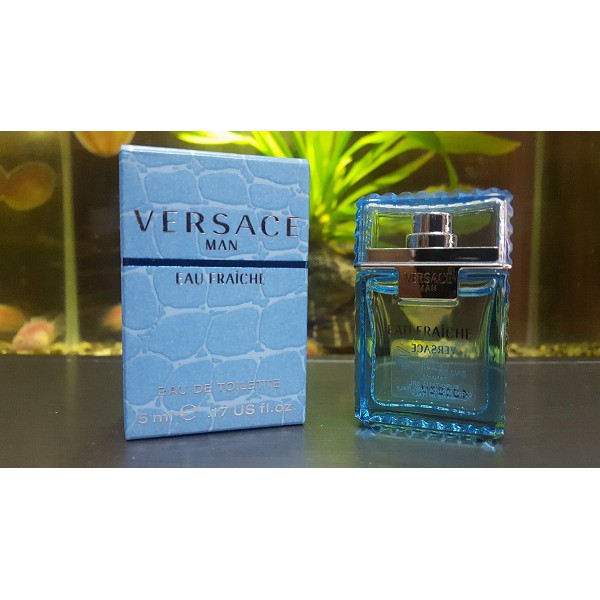 (CHÍNH HÃNG) Nước Hoa Mini Nam Versace Man Eau Fraiche EDT mini 5ml
