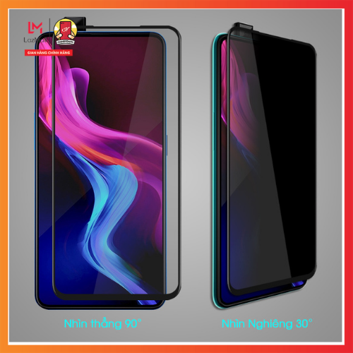 Miếng Dán Kính Cường Lực Chống Nhìn Trộm Xiaomi Redmi Note 9S / Note 9 Pro / Note 9 Pro Max / Redmi Note 7 / Note 7 Pro / Note 8 / Note 8 Pro / Mi 8 Lite