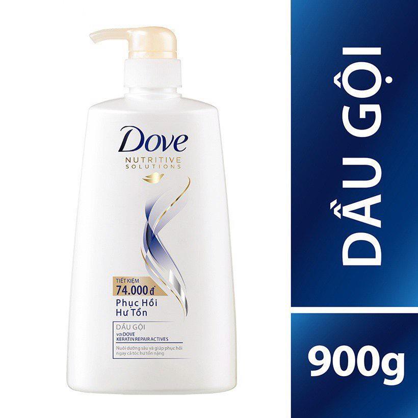 [HCM]Dầu Gội Dove 900ml Phục Hồi Hư Tổn
