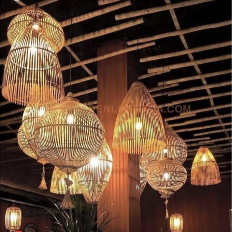 [ HẠ GIÁ ]Đèn tre đèn mây tre đèn lồng tre 0045
