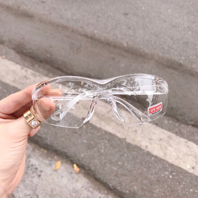 Mắt Kính Y Tế Đi Đường Chống Bụi Tròn - kính mát, mắt kiếng chống UV