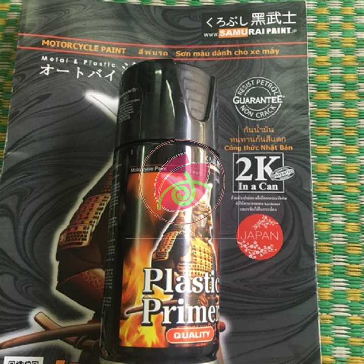 SƠN SAMURAI SƠN LÓT NHỰA KPP CHUYÊN DỤNG - SƠN TẠO ĐỘ BÁM CHO CÁC CHI TIẾT NHỰA ĐEN VÀ HỢP KIM NHƯ INOX CROM