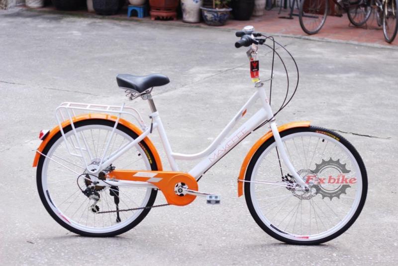 Mua Xe đạp nữ Makefee khung hợp kim thép carbon nhẹ, phanh cơ đĩa Bolids, líp 7 tầng, củ đề Shimano TY21 (Nhiều Màu)
