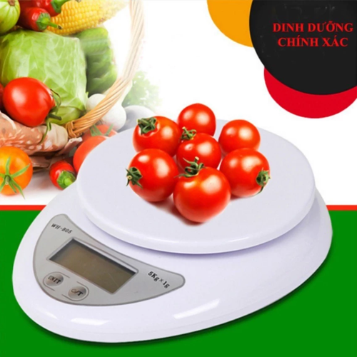 Cân điện tử thực phẩm dùng trong nhà bếp Electronic Kitchen Scale 5kg , cân nhà bếp cao cấp, cân thực phẩm - Cân tiểu ly thực phẩm điện tử 5kg cho nhà bếp / Cân điện tử để bàn mini 5 kg / cân nhà bếp giá rẻ