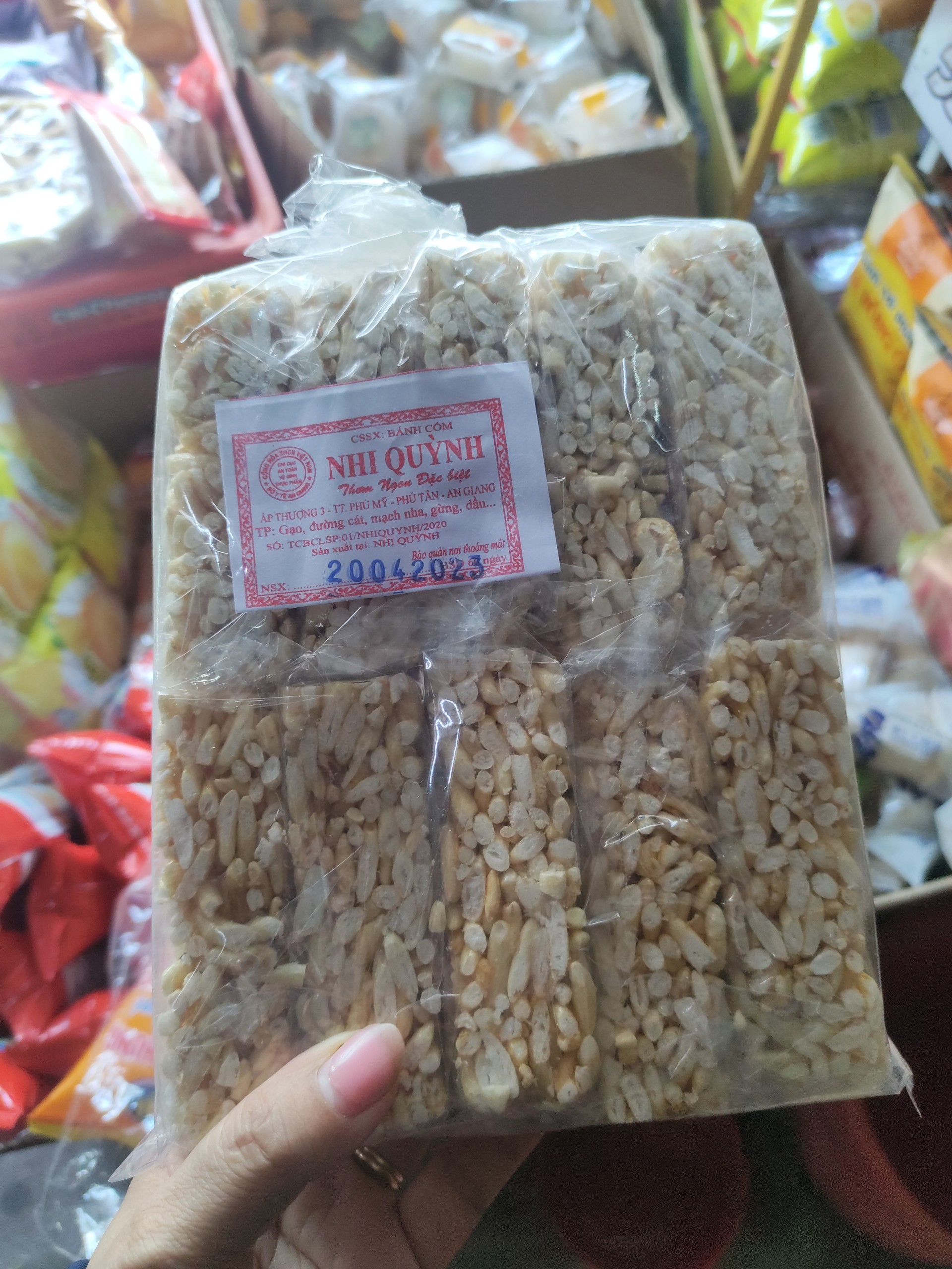COMBO 5 Bịch,5 Vị Cốm Miền Tây.Shap Bánh Hoàng Yến