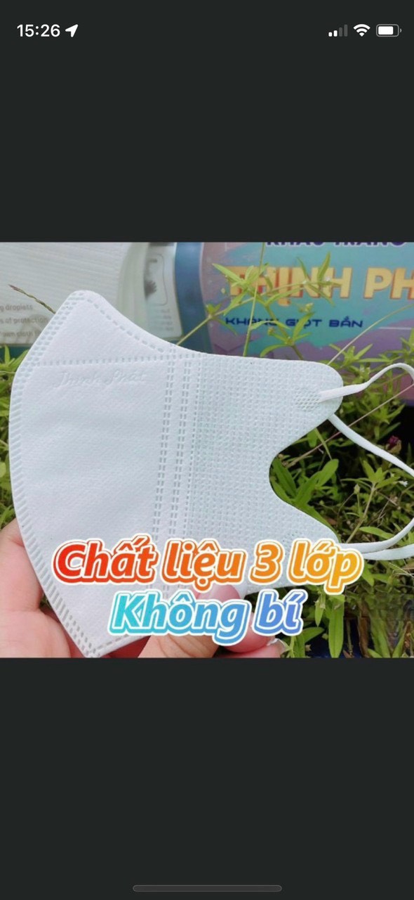 ] Thùng 100 chiếc khẩu trang 5D mask Thịnh Phát hàng chính hãng có kháng khuẩn
