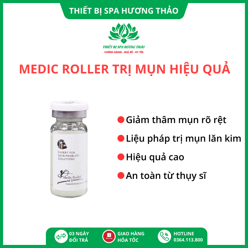 Serum mụn Medic Roller, Tế bào gốc mụn Medic Roller cho da mụn