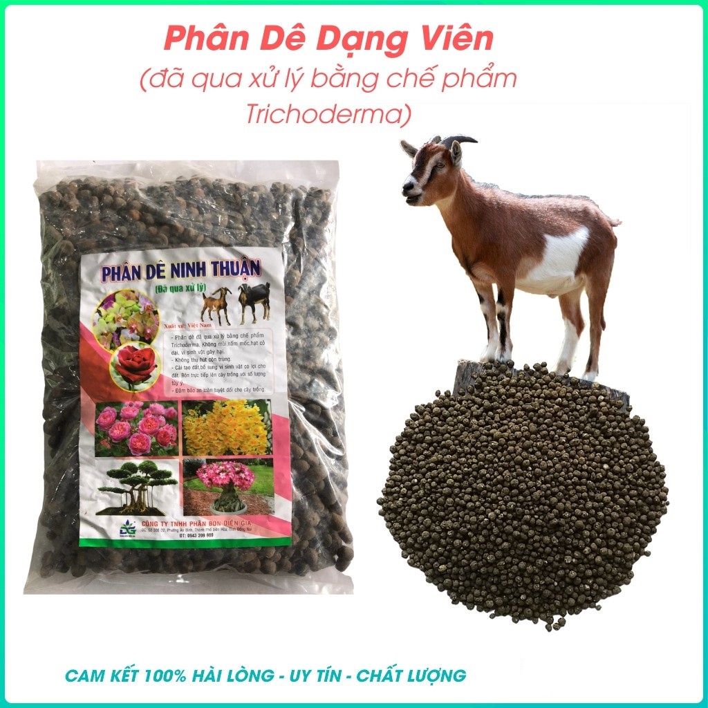 1kg phân dê BÓN LAN ĐÃ QUA XỬ LÝ