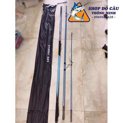 Cần câu lục 3 khúc karma 425, can cau luc 3 khuc xa bo, can cau luc 3 khuc shimano daiwa, can cau luc gia re