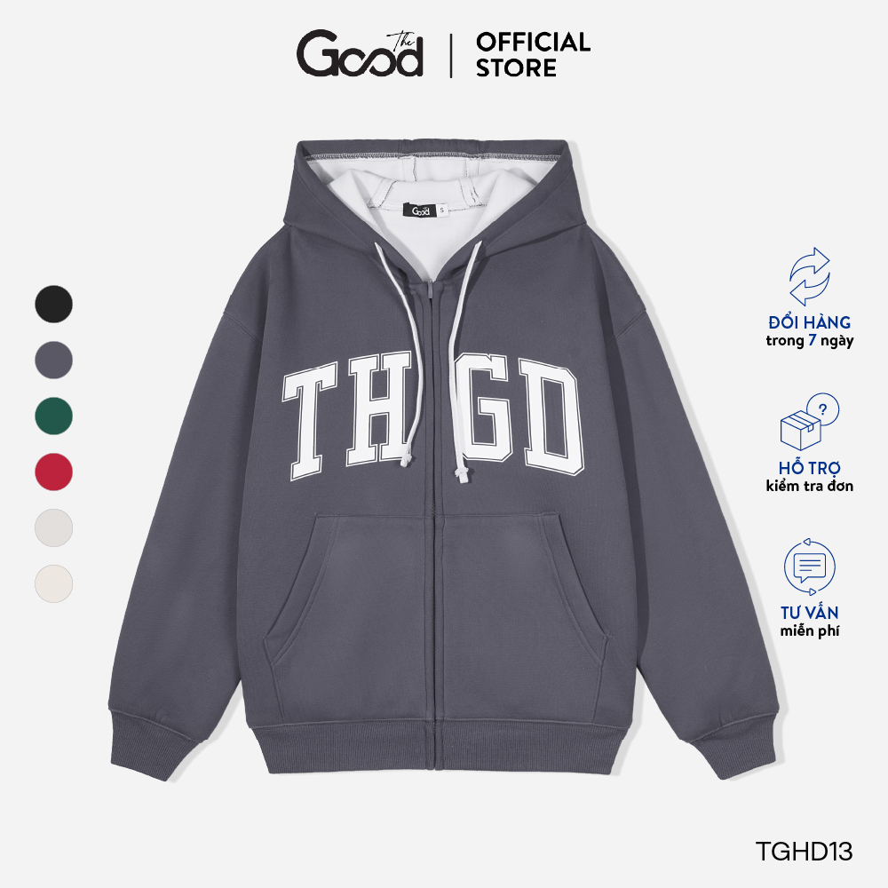 Áo Hoodie Ziper Basic THE GOOD/ Marcus