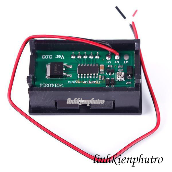 [HCM]Đồng hồ đo áp DC 5.0-120V - Green