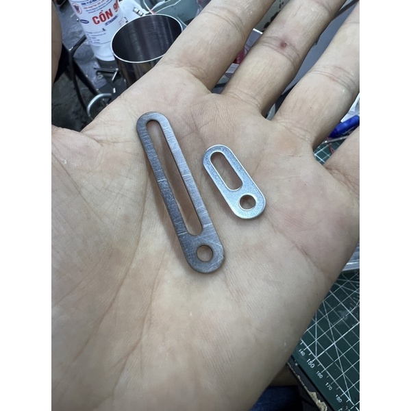 Pad inox canh bi cầu 5 - 4 - 3 cm ( 1 cái )