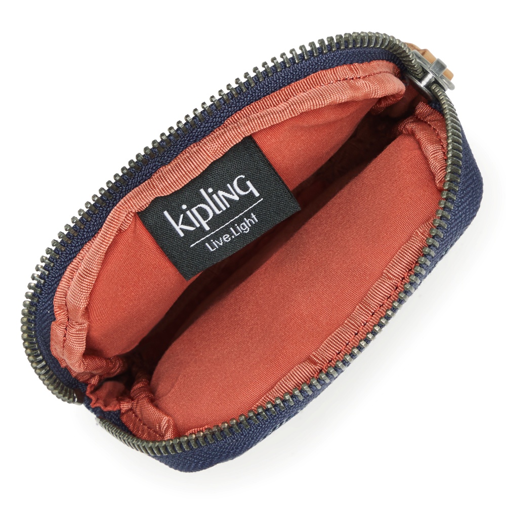 [Special Deal] Kipling Ví Foster - Satin Beige / Deep Denim - HUKI7102