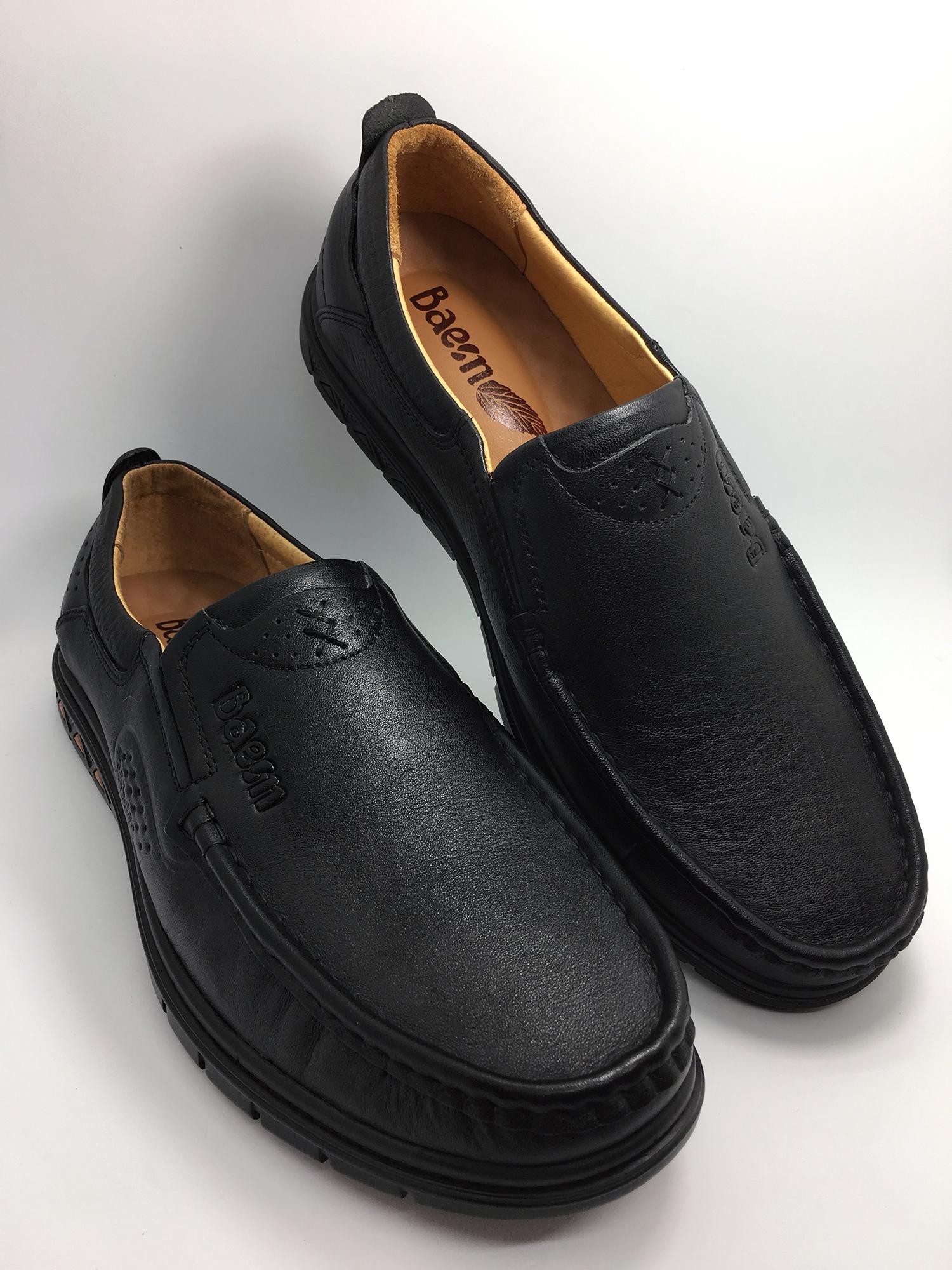 Giầy lười da bò thật Tomshoes