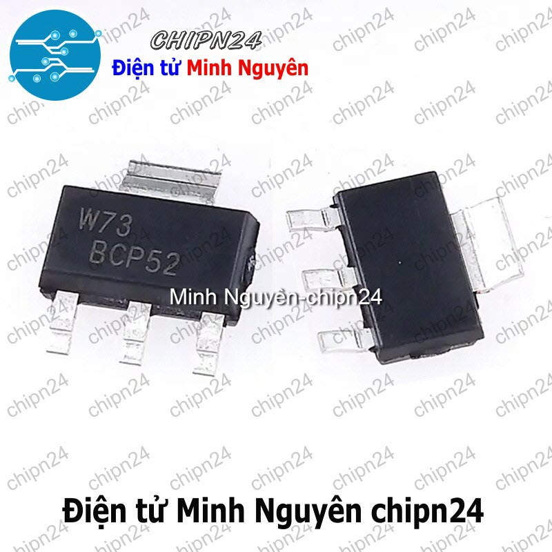 [4 con] (G2) Transistor Dán BCP52 SOT-223 PNP 1A 60V (SMD) - HH007121
