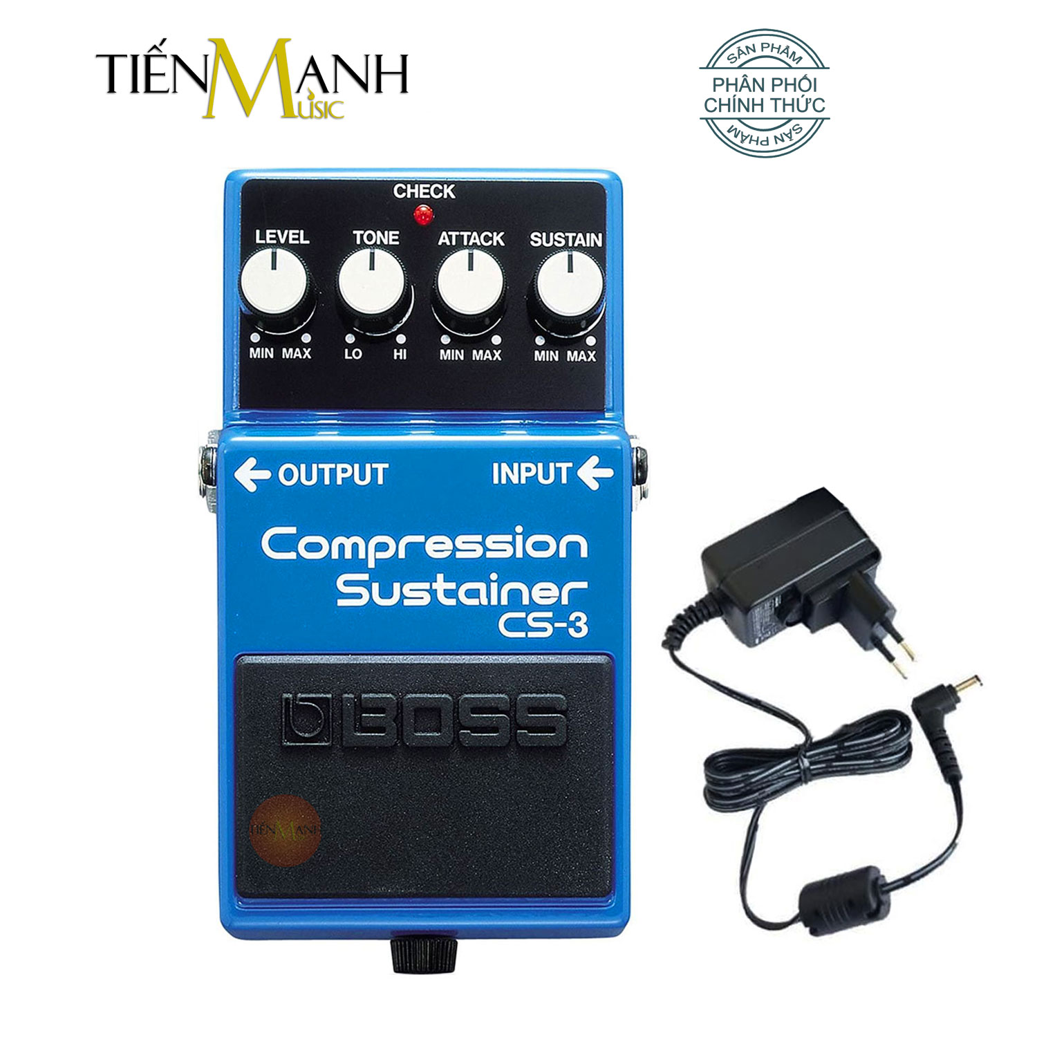 [Chính Hãng] Phơ Guitar Boss CS-3 Compression Sustainer - Bàn Đạp Fuzz Pedals Effects CS3