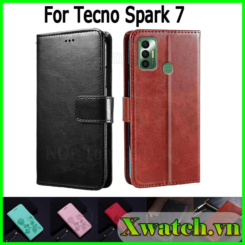 Bao da tecno spark 7 tecno spark 7t spark7 tecno spark 6 go tecno pova 2 pova 3 pova 4 pova 4 pro dạng ví