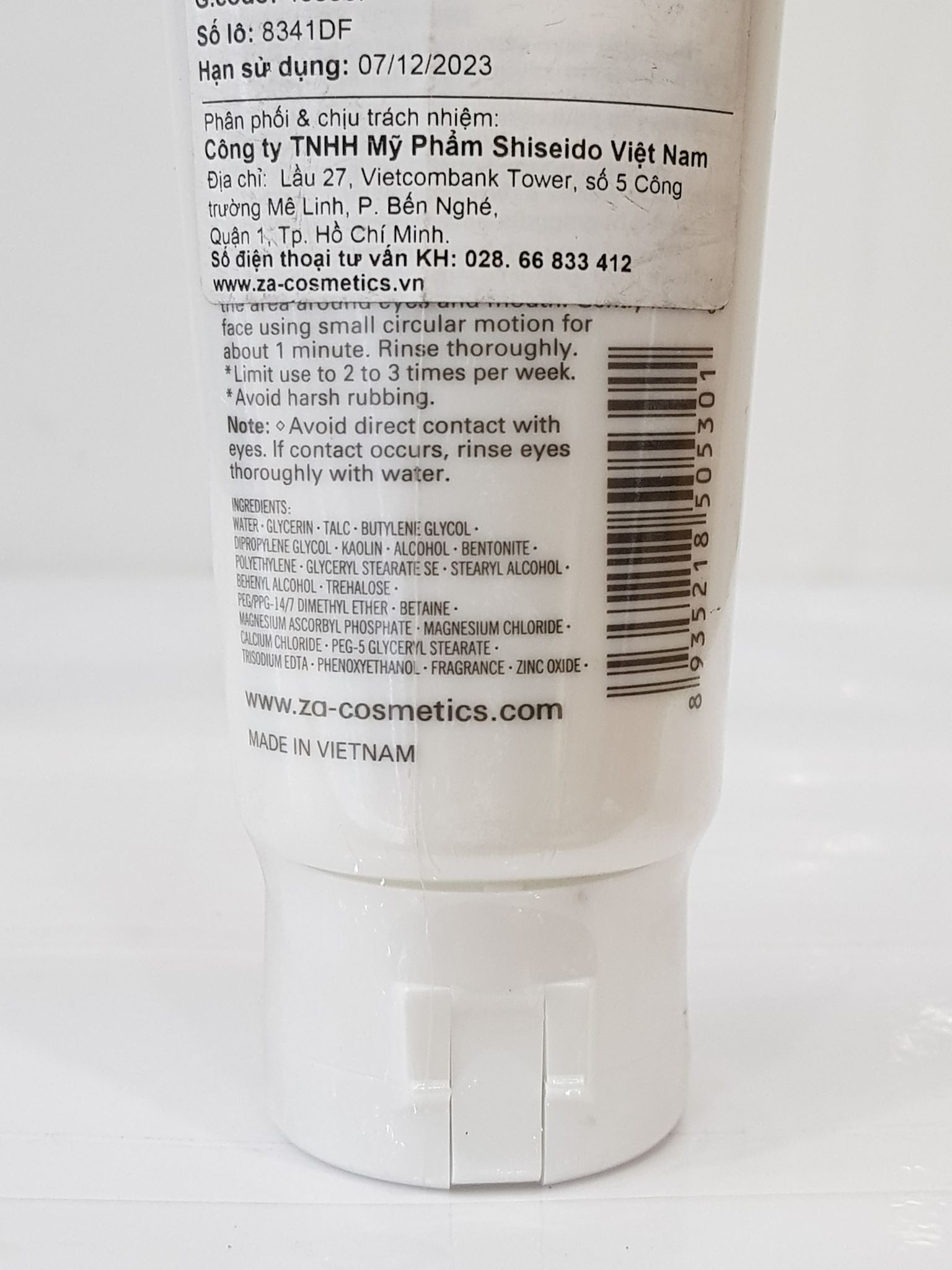 [HCM]Kem Tẩy Tế Bào Chết Da Mặt ZA True White 100g