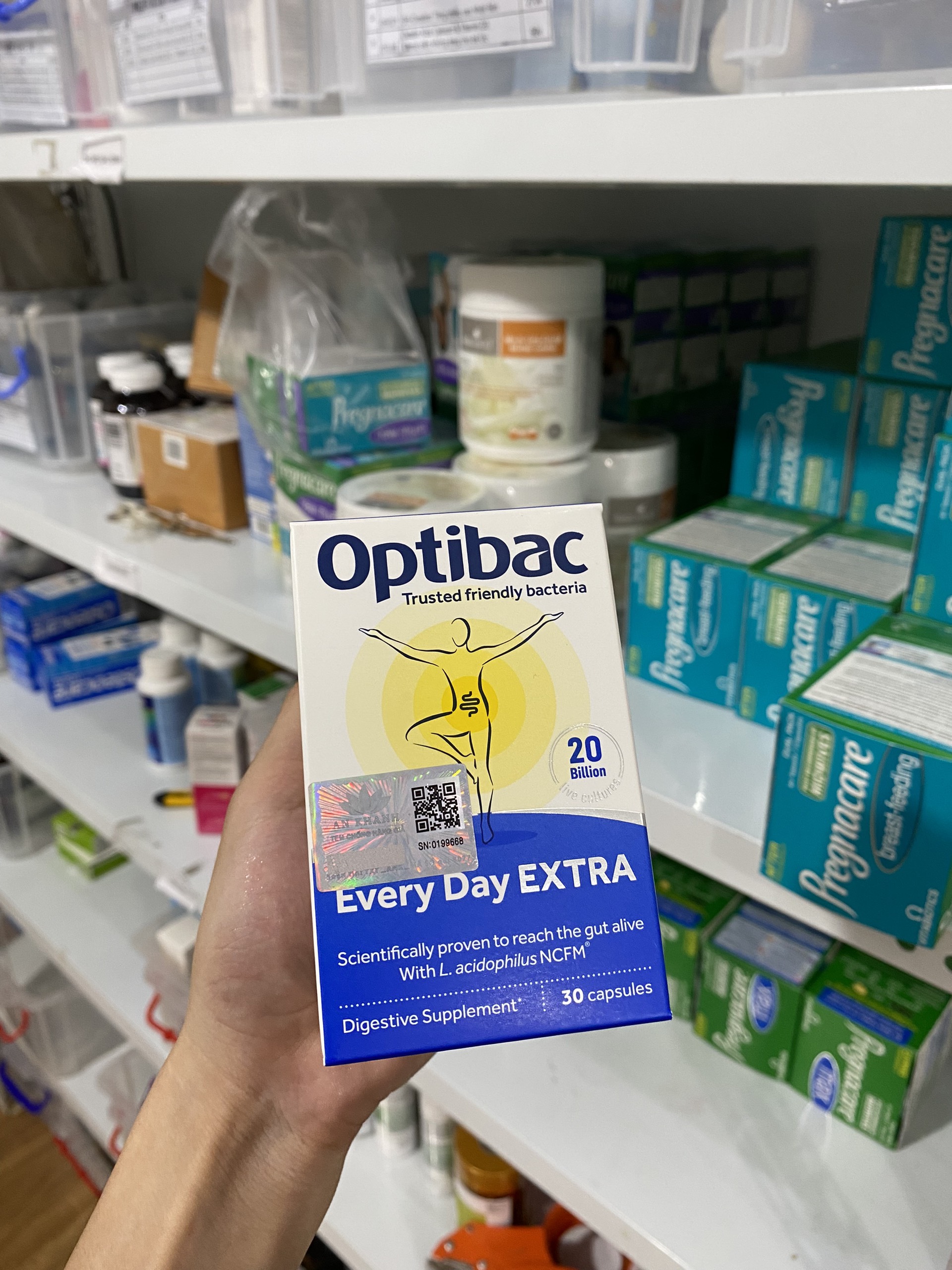 Men vi sinh giảm táo bón, tiêu chảy cho trẻ trên 4 tuổi và người lớn Optibac Probiotics For Every Day, UK