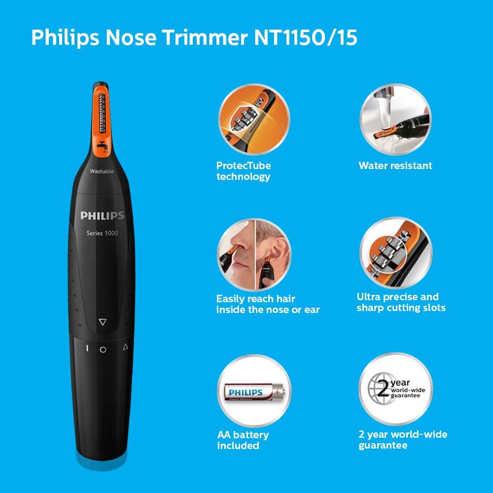 Máy tỉa lông mũi Philips NT1150 - Hàng nội địa Nhật